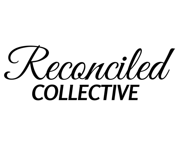 Logo of 'Reconciled Collective' with a white background